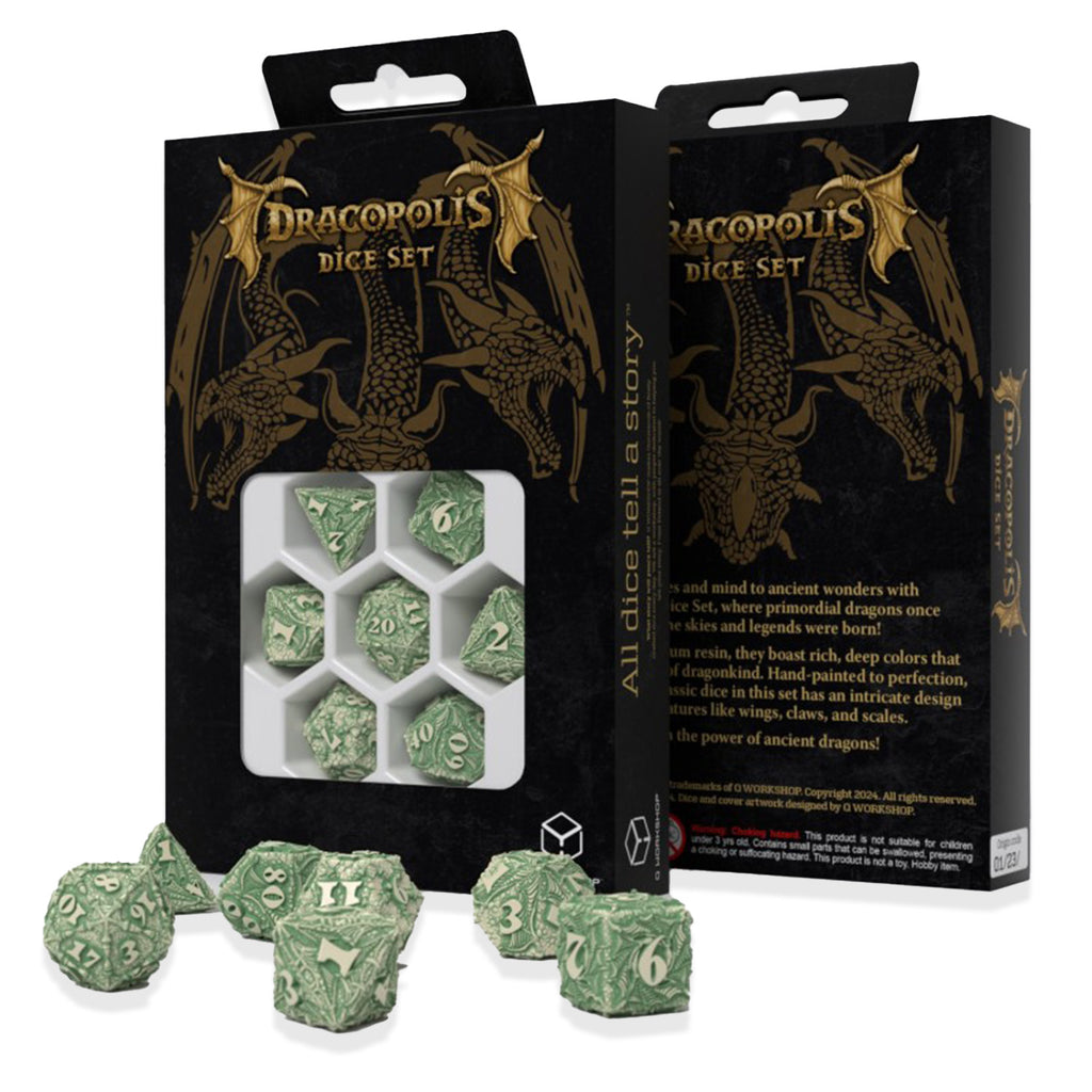 Dracopolis The Andean Longneck Dice Set Q-WORKSHOP Q-Workshop