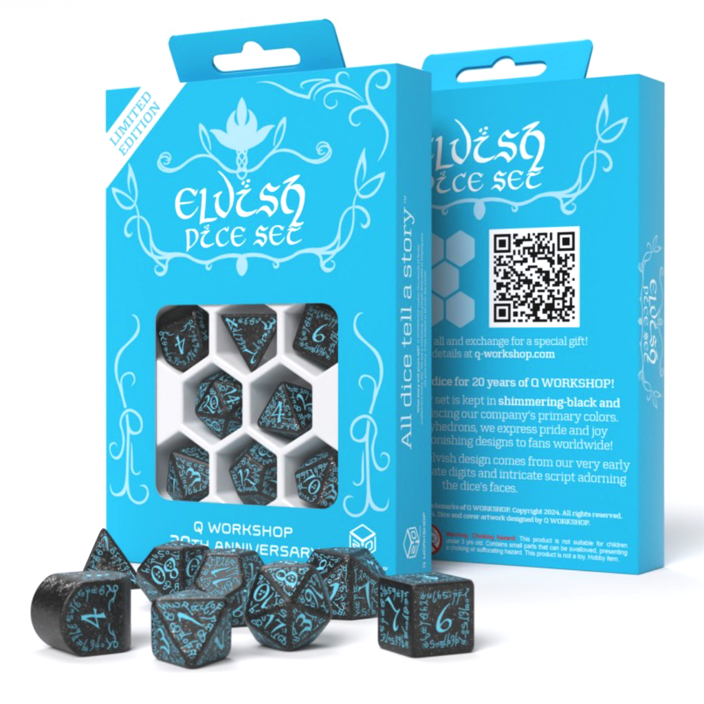 Q WORKSHOP 20 years: Elvish Dice Set Q-workshop Q-Workshop