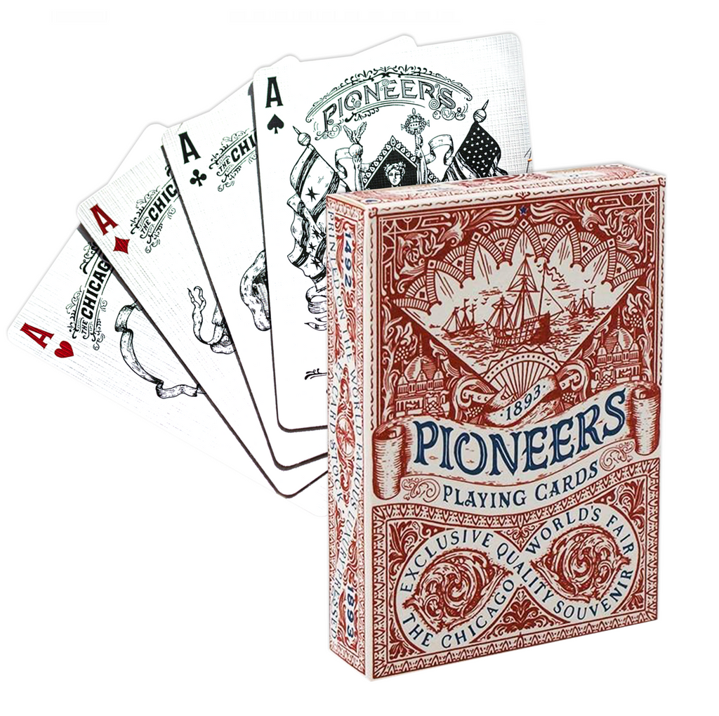 Pioneers Red Playing Cards Ellusionist