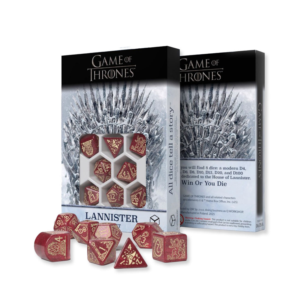 Game of Thrones. Lannister Dice Set Q-WORKSHOP Q-Workshop