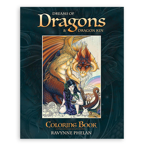 Dreams of Dragons & Dragon Kin Coloring Book Blue Angel Blue Angel