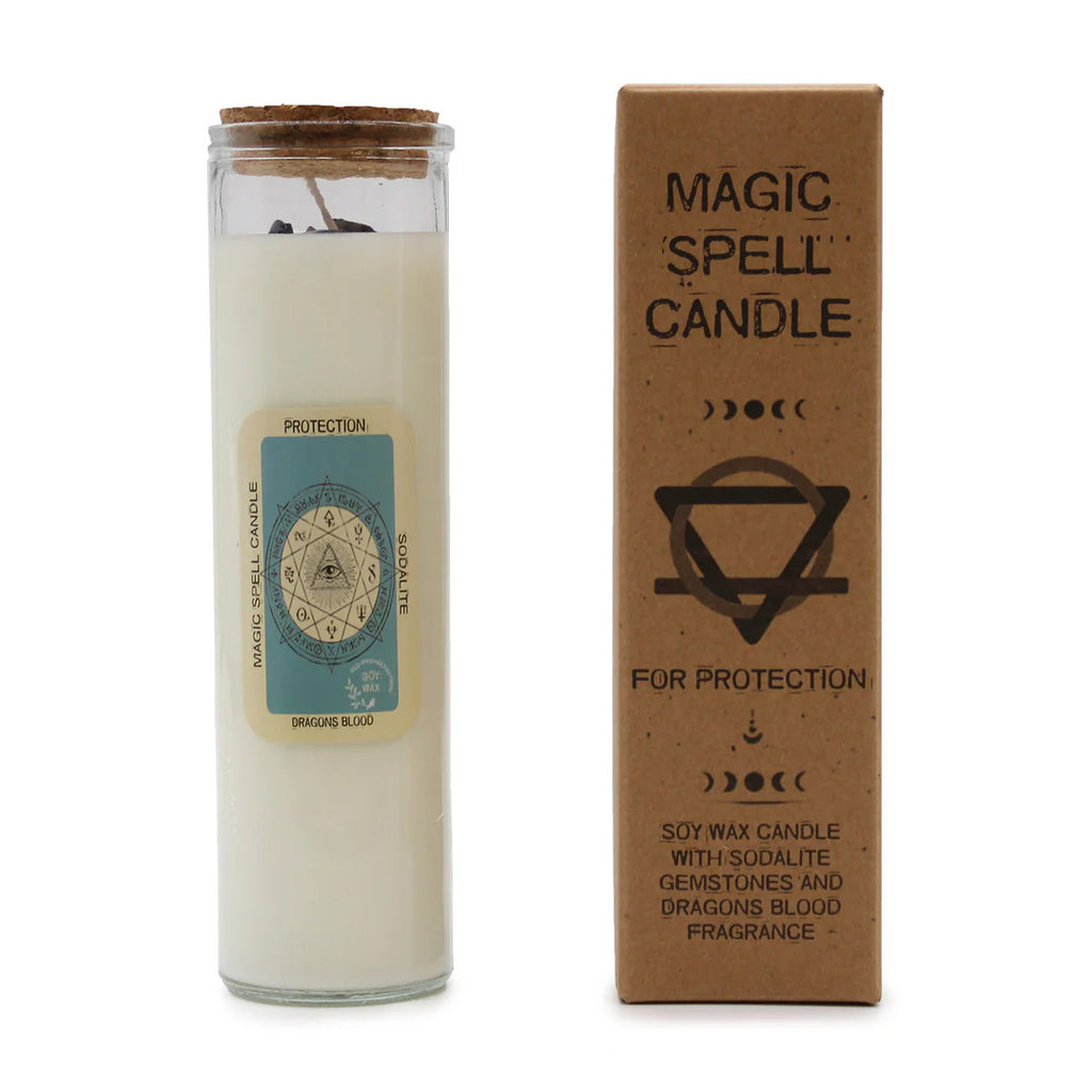 Magic Spell Candle - Protection AW gifts Ancient Wisdom