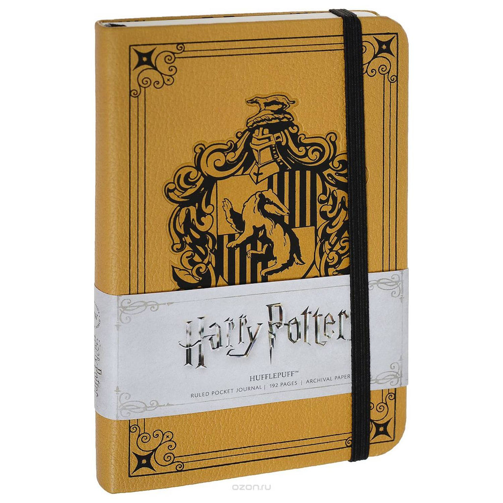 Harry Potter: Hufflepuff Ruled Pocket Journal Insiht Editions Insight Editions