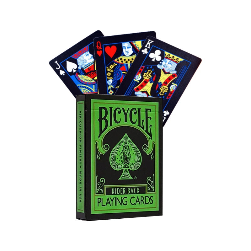 Bicycle Rider Back Reverse Cards Deck (Green & Black)