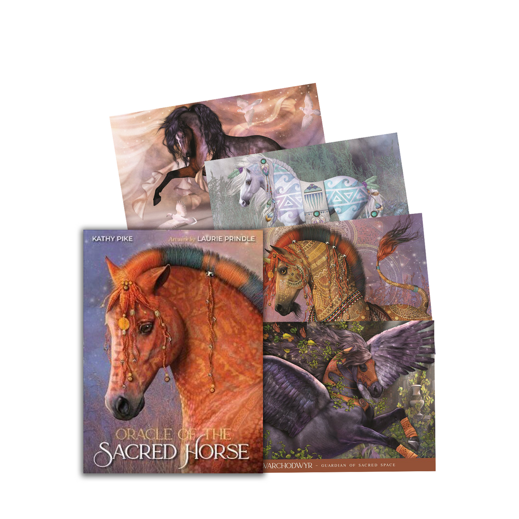 Oracle of The Sacred Horse Cards Blue Angel Blue Angel