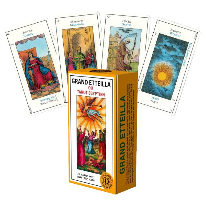 Grand Etteilla  Ou Tarot Egyptien cards French Edition Cartamundi Cartamundi