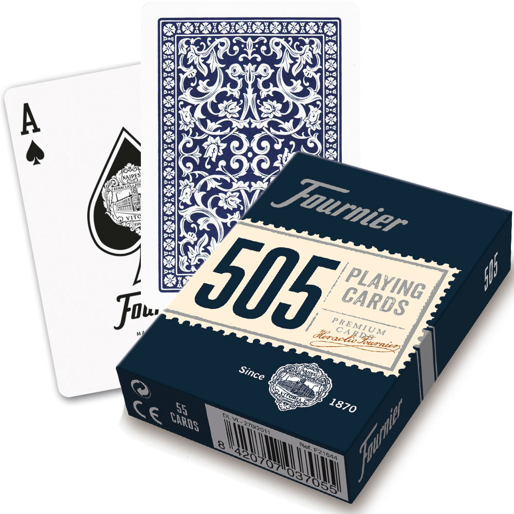 Fournier 505 poker cards (Blue) Fournier