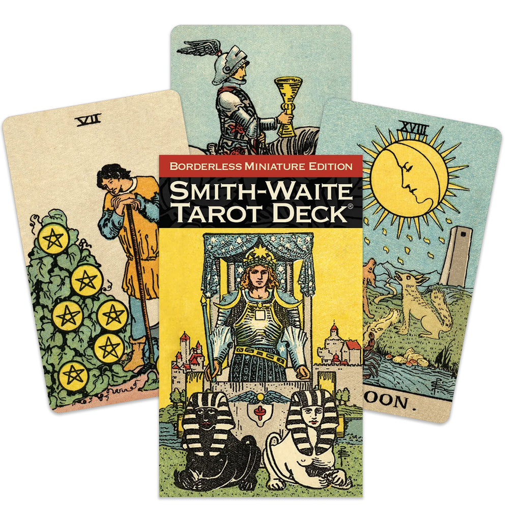 Smith-Waite Tarot Deck Borderless Miniature Edition US Games Systems US Games Systems