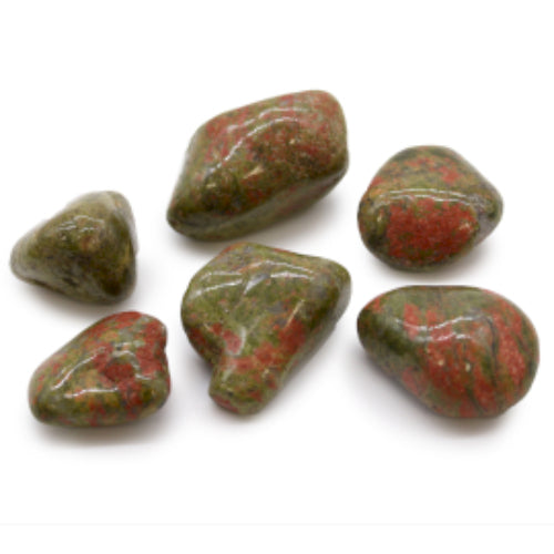 Large African Tumble Stones (6x) - Unakite Ancient Wisdom Ancient Wisdom