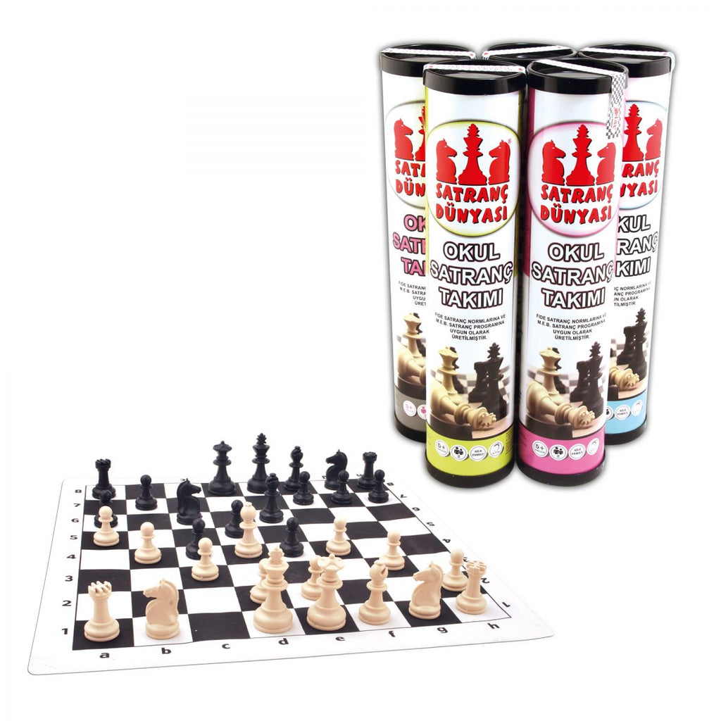 Chess World Roll Cylinder Chess Set / Small Size Star Star