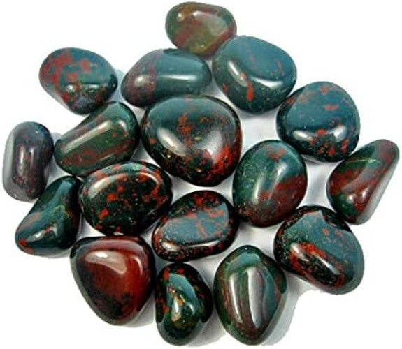Large Tumble Stones - Bloodstone B grade (24x) Ancient Wisdom Ancient Wisdom