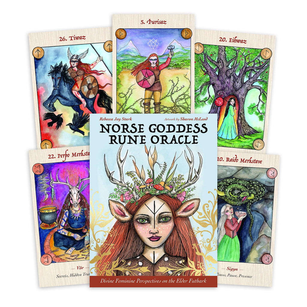 Norse Goddess Rune Oracle cards Blue Angel Blue Angel