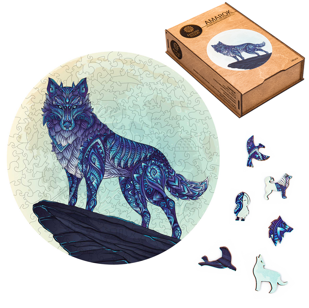 Amarok Wooden Puzzle XL size 600 pieces Fantasy Puzzles Fantasy Puzzles