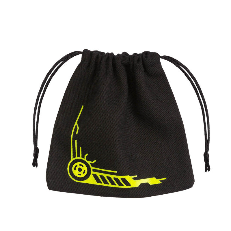 Galactic Dice Bag black and yellow Q-Workshop