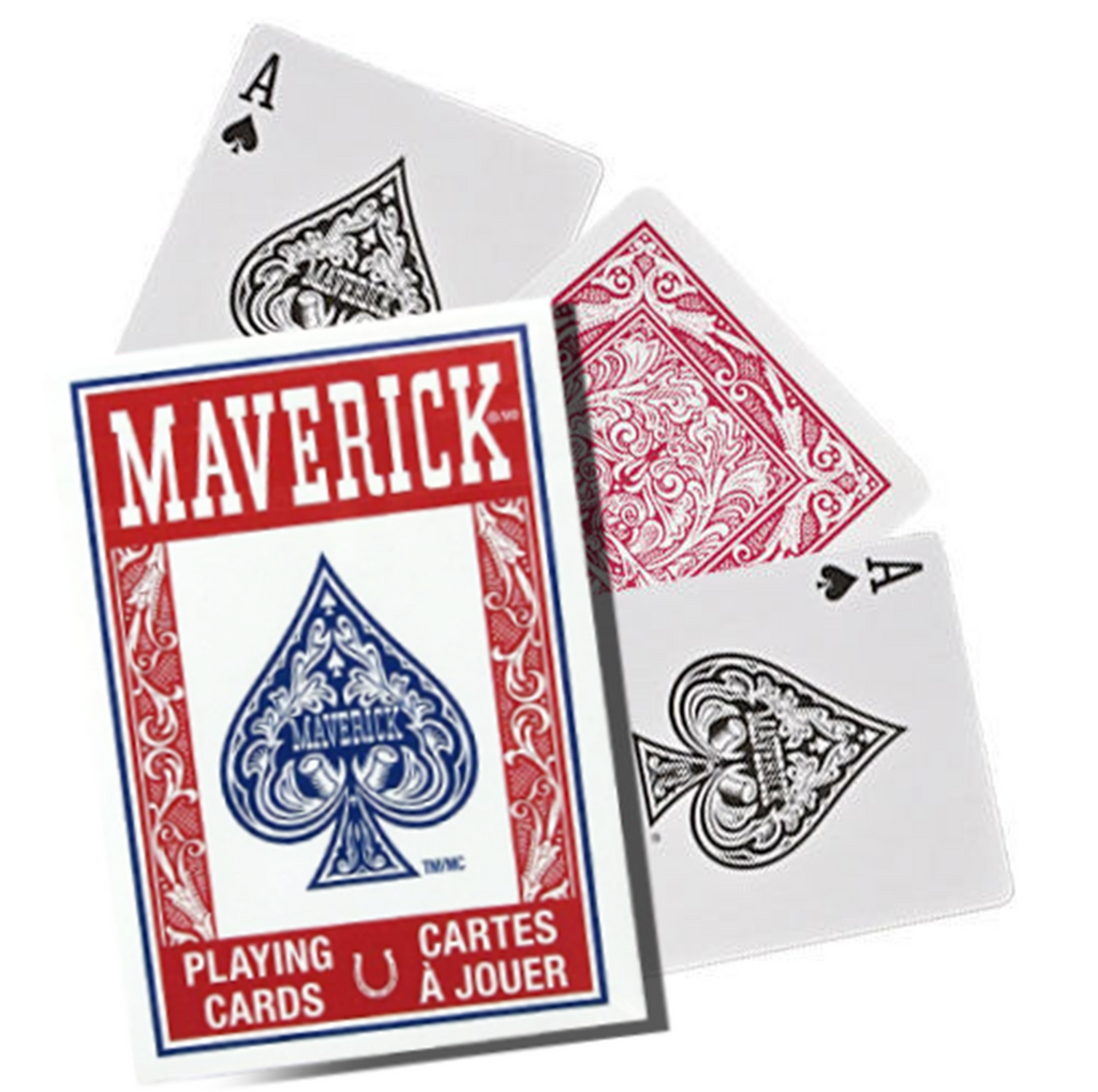 Maverick Standard Index playing cards (Red) Bicycle Bicycle
