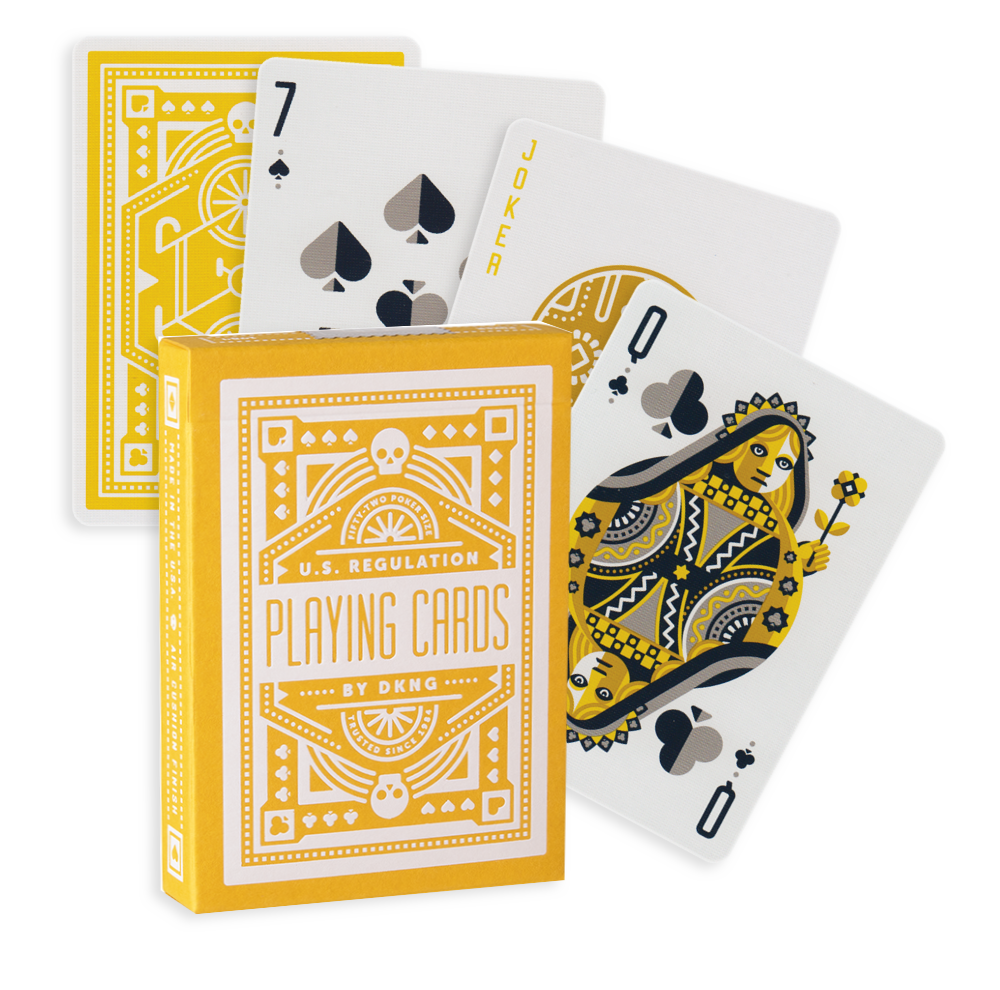 DKNG Yellow Wheel cards Art of Play