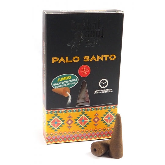 Palo Santo - Tribal Soul Backflow Incense Cones Hari Darshan Hari Darshan