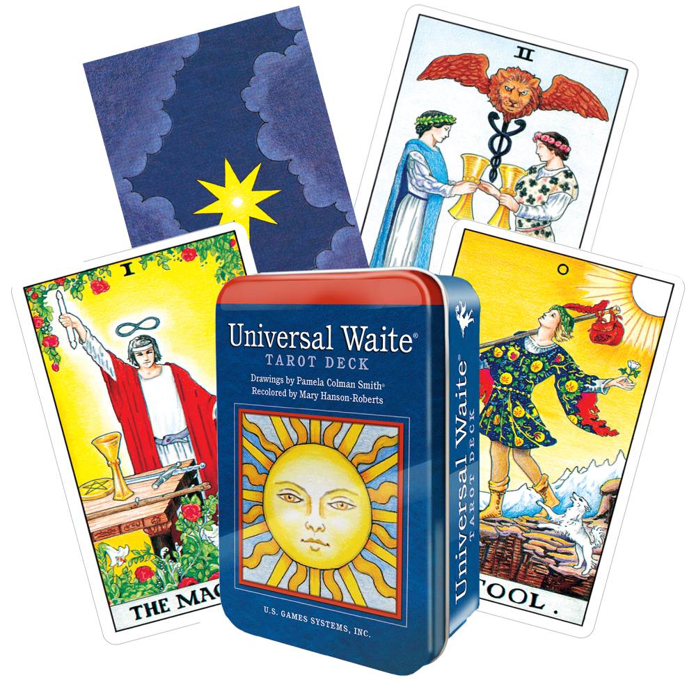 Universal Waite tarot deck in a tin US Games Systems US Games Systems