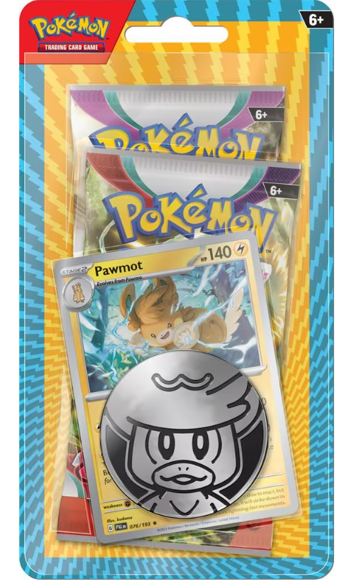 Pokémon TCG: Scarlet & Violet: Pawmot with 2 Blister Pack and Coin  (ENG) – CardsHouse