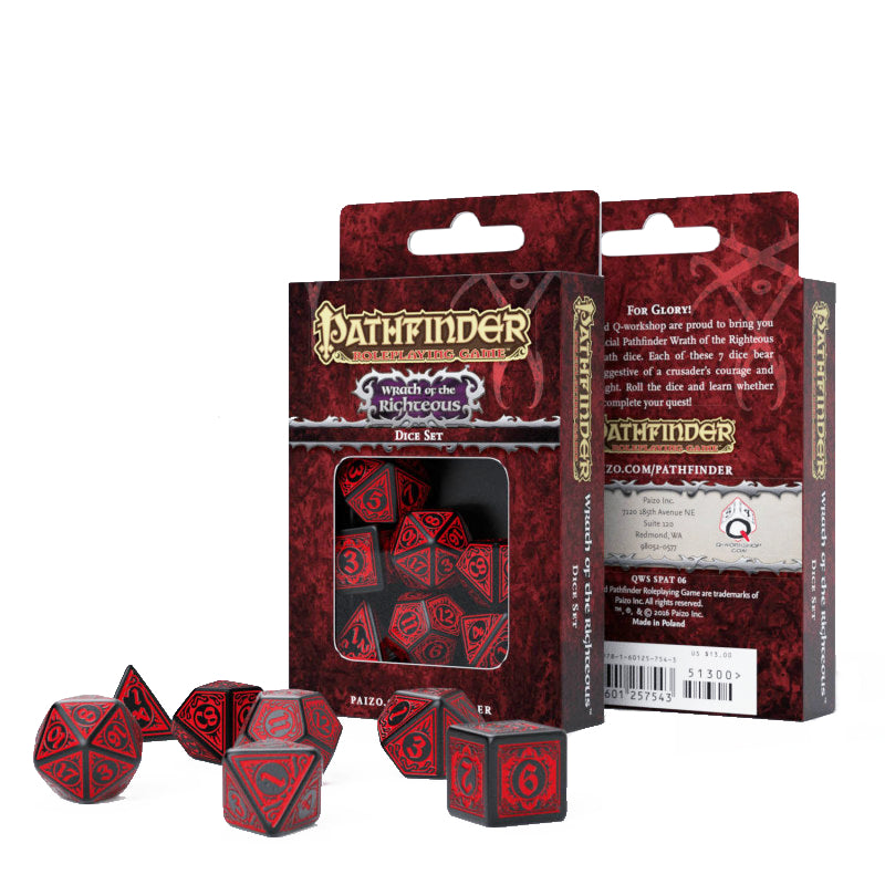 Pathfinder Wrath of the Righteous RPG Dice Set Q-Workshop