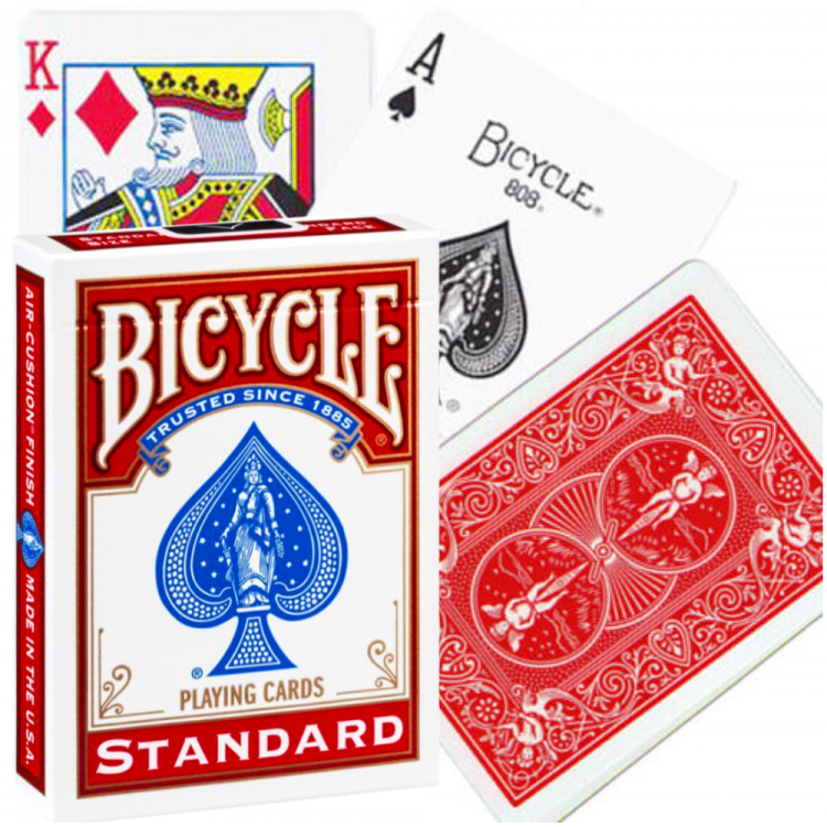 Minor Defect Bicycle Rider Standard poker cards (Red)