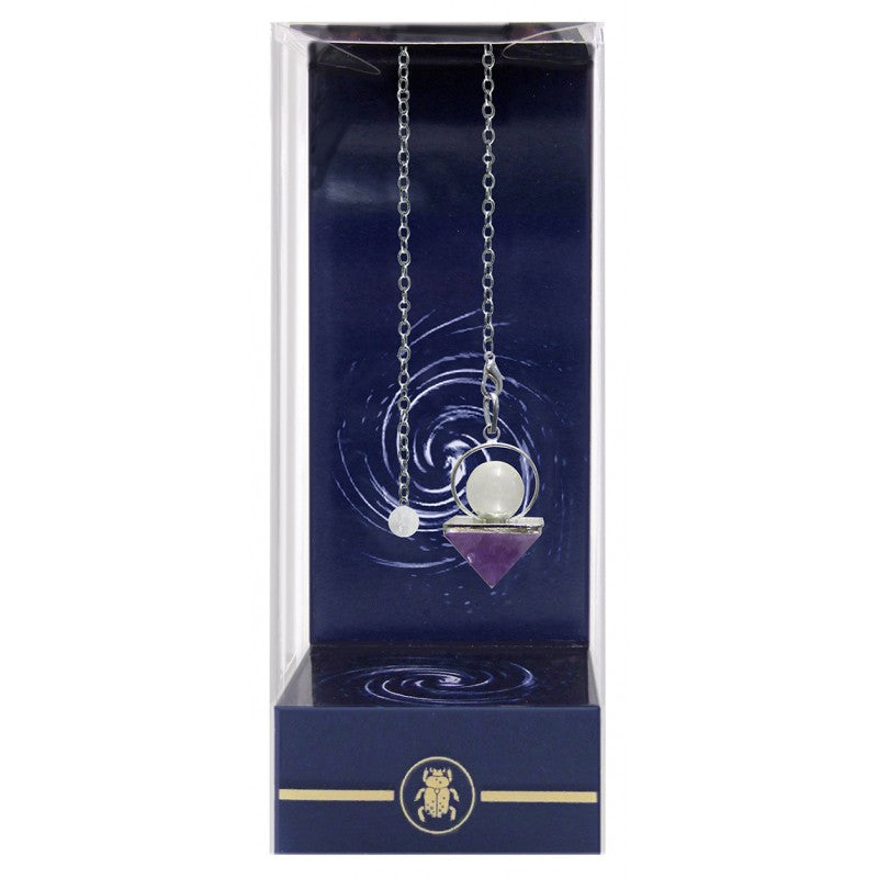 Premium Amethyst Pyramid Pendulum Lo Scarabeo Lo Scarabeo