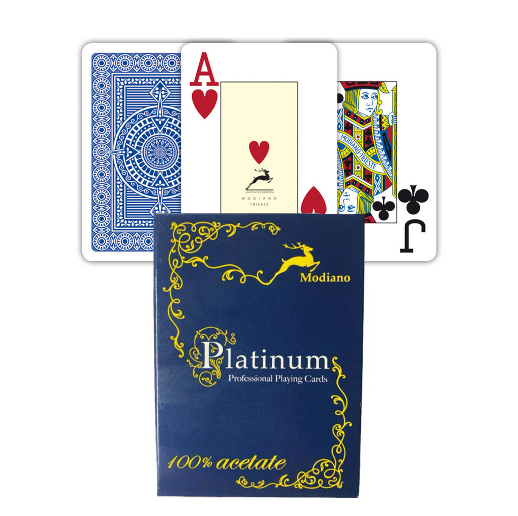 Modiano Ramino Acetate Quality playing cards (blue) Modiano