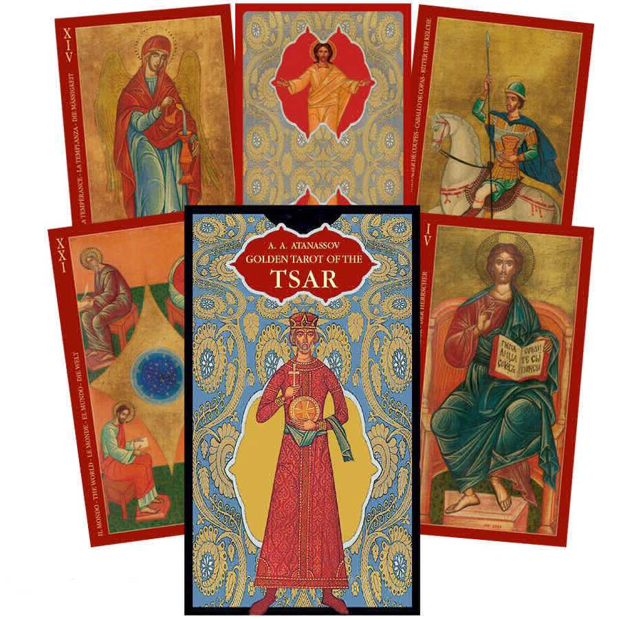 Golden Tarot Of The Tsar Cards Lo Scarabeo Lo Scarabeo