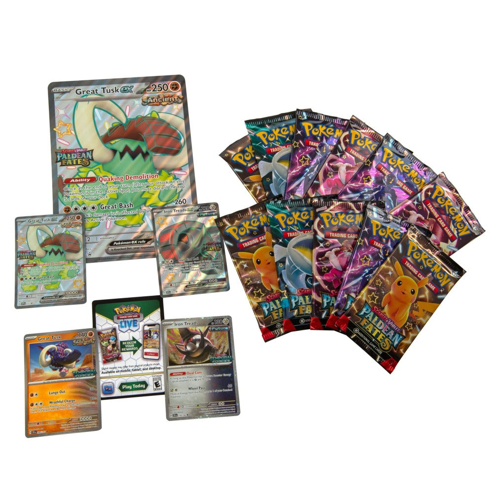 Pokemon Scarlet & Violet: Paldean Fates Great Tusk ex &amp