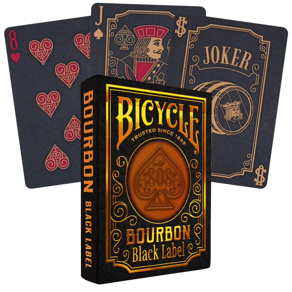 Bourbon Black Label Playing Cards Deck Bicycle Bicycle