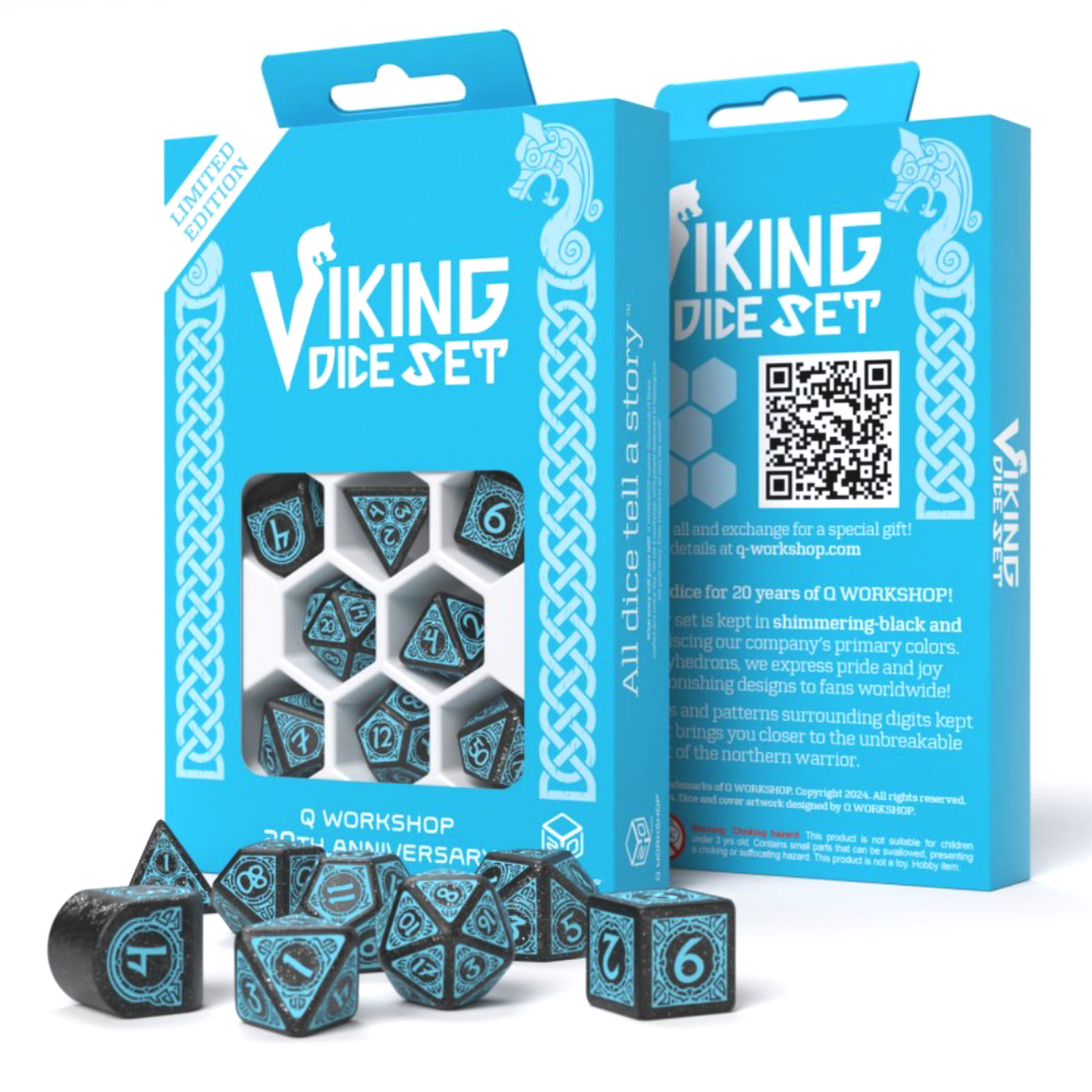 Q WORKSHOP 20 years: Viking Dice Set Q-workshop Q-Workshop