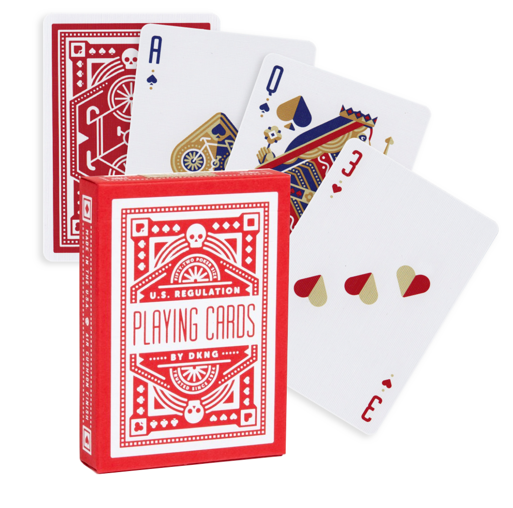 DKNG Red Wheel cards Art of Play
