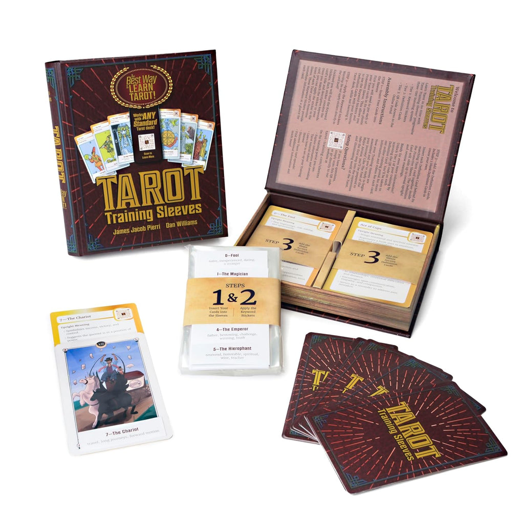 Tarot Training Sleeves Learning Kit Schiffer Publishing Schiffer Publishing