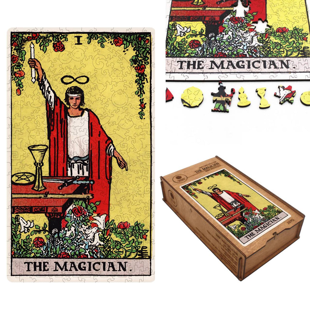 The Magician (Rider-Waite) Wooden Puzzle 250 pieces Fantasy Puzzles Fantasy Puzzles