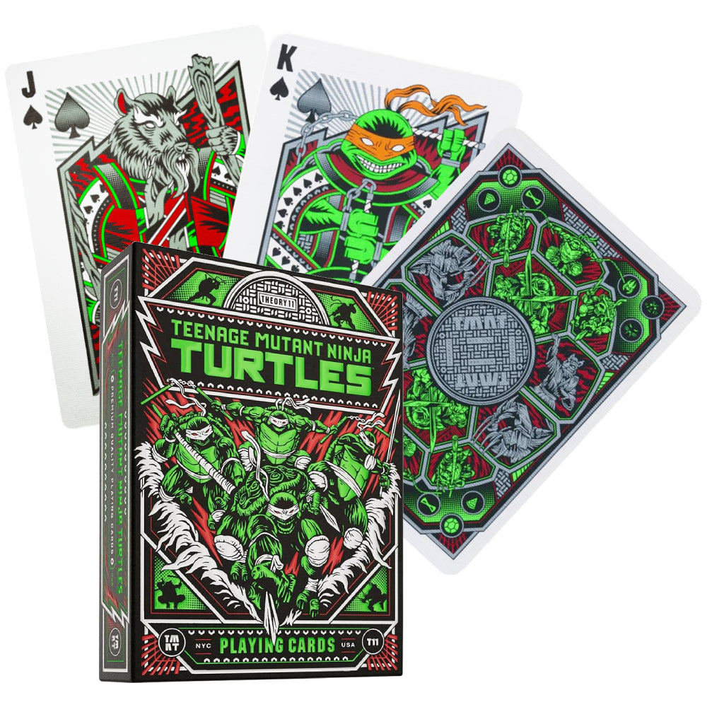Teenage Mutant Ninja Turtles Playing Cards Theory11 Theory 11