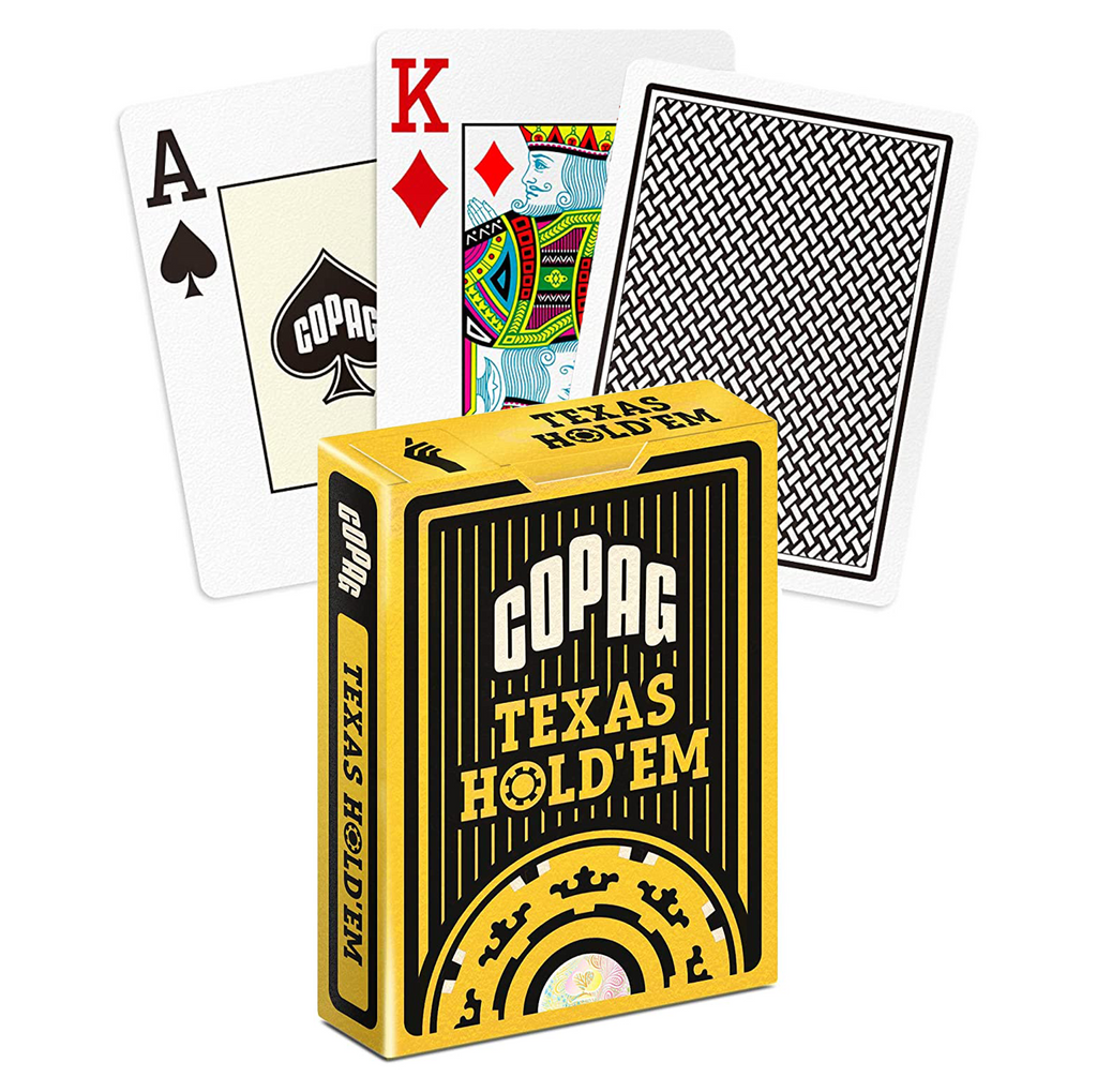 Copag Texas Holdem poker cards (Black) Copag