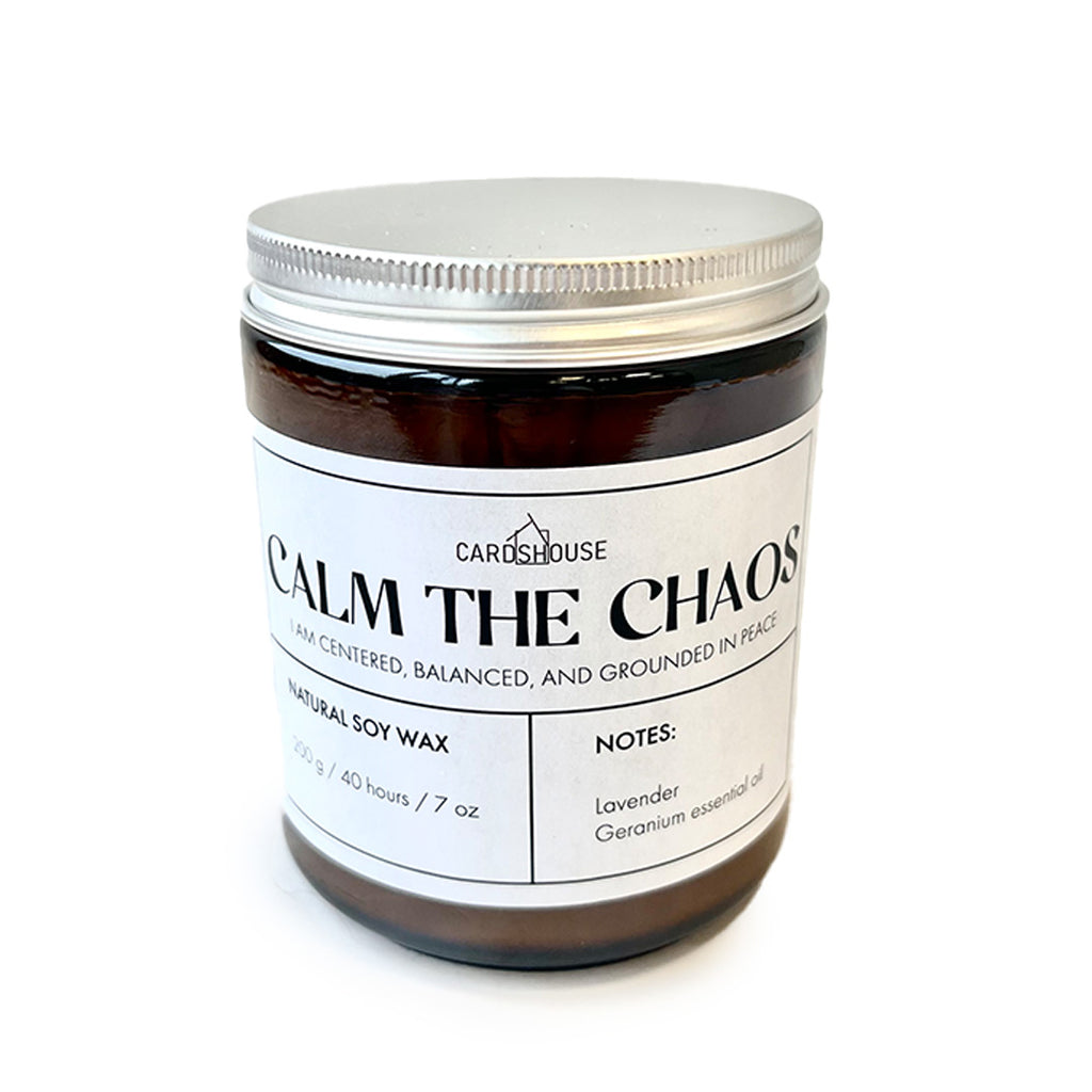 Aromatherapy Candle - Peace (Calm The Chaos) AW gifts Ancient Wisdom