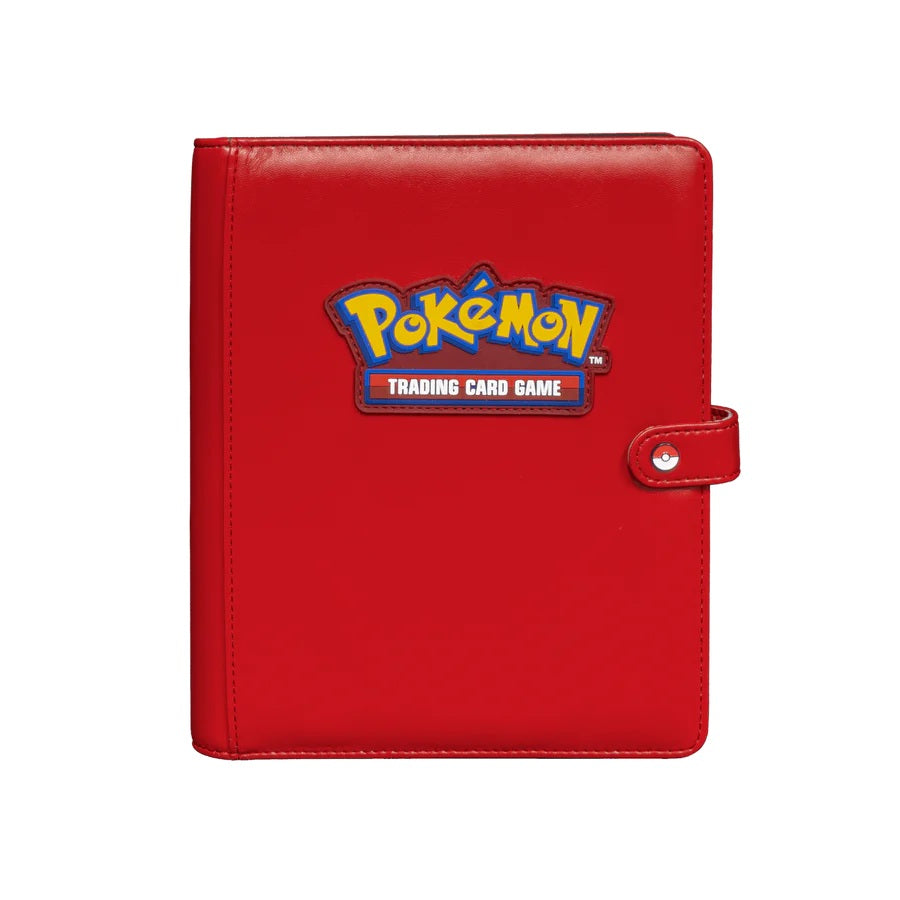 Premium Red 4-Pocket Snap Binder for Pokémon Ultra Pro Ultra PRO