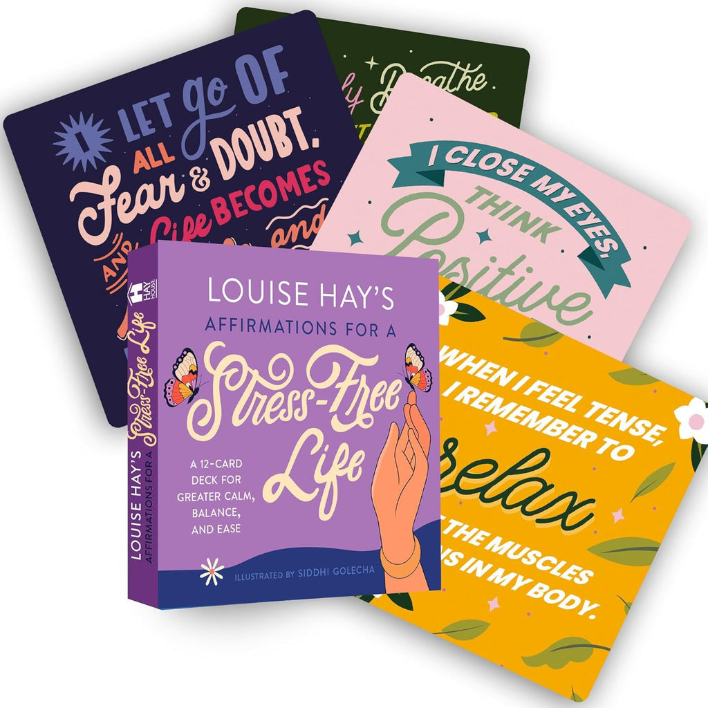 Affirmations for a Stress-Free Life Cards Hay House Hay House