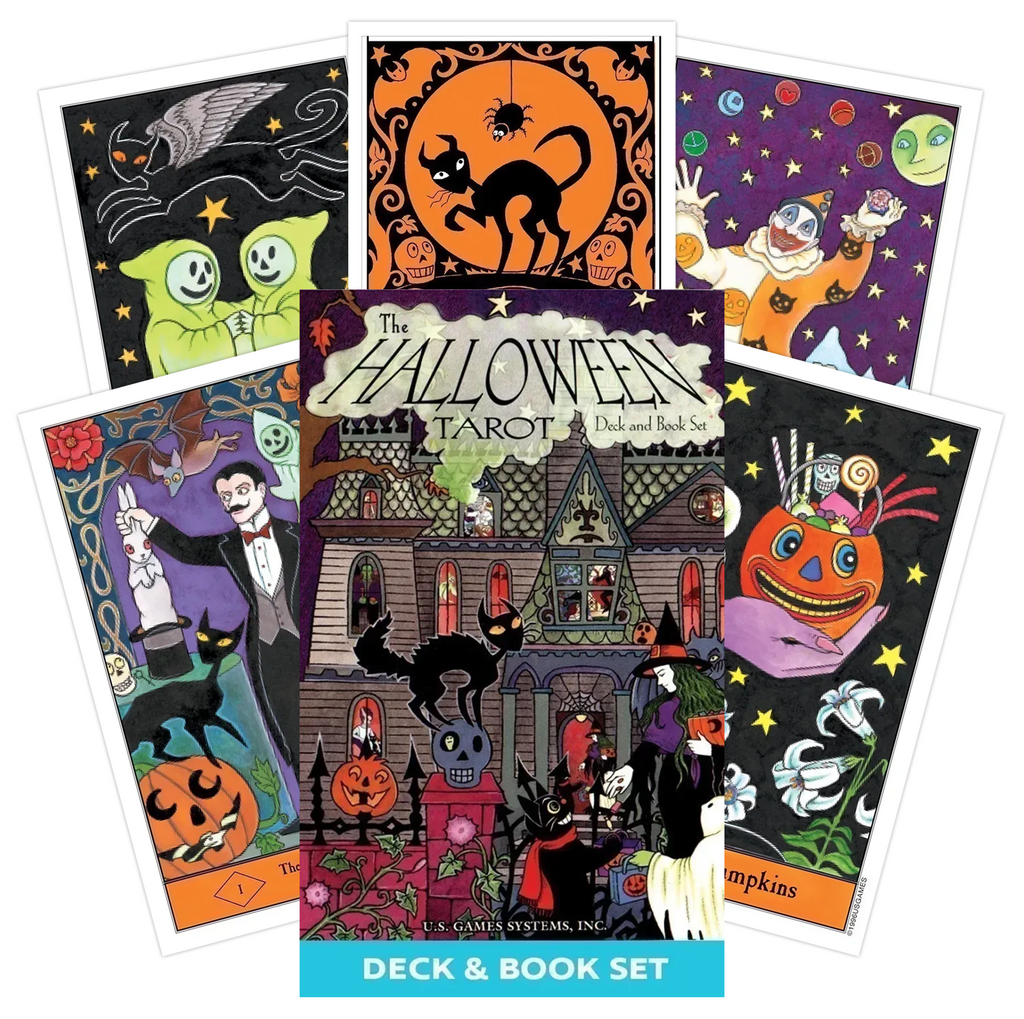 Halloween deck book set US Games Systems US Games Systems
