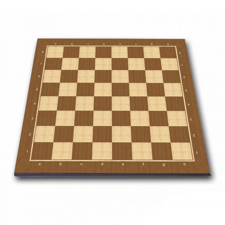 Minor Defect Chess Board Walnut No.4 50x50 Cm Star Star