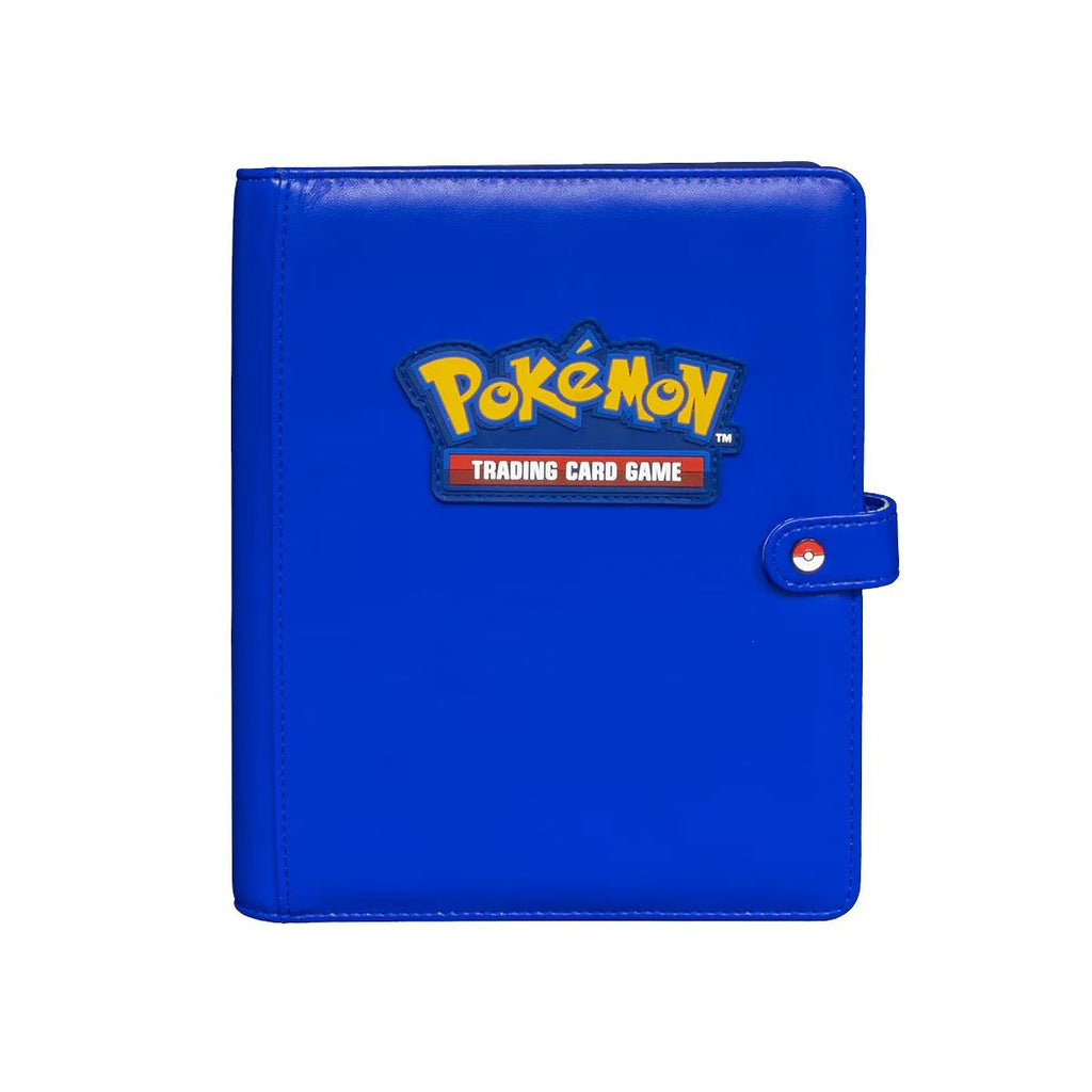 Premium Blue 4-Pocket Snap Binder for Pokémon Ultra Pro Ultra PRO