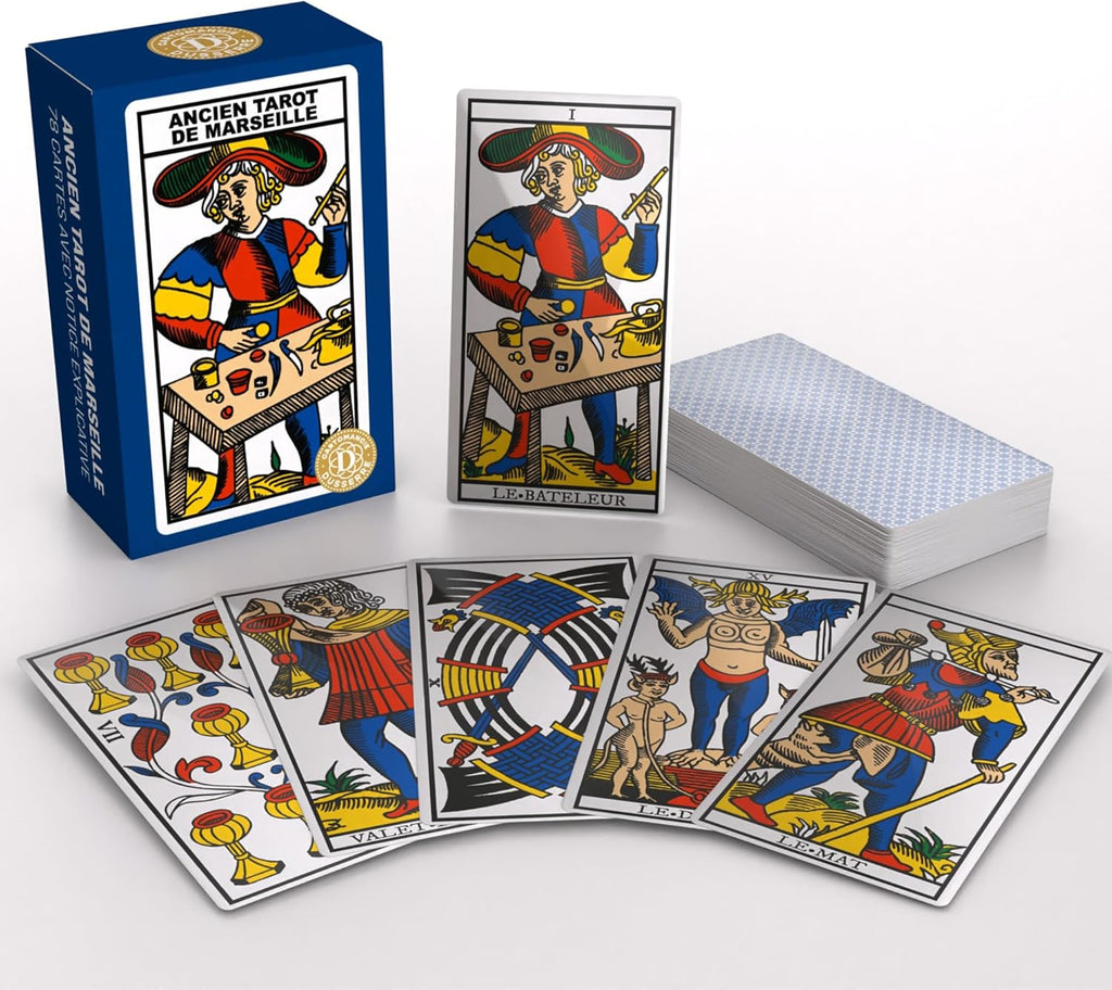 Mini Tarot de Marseille Cards French Edition Grimaud Cartomancie Grimaud Cartomancie