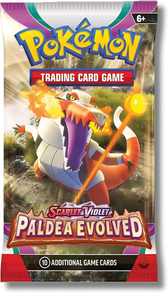 Pokemon Scarlet & Violet: Paldea Evolved Booster Pack (10) Pokémon