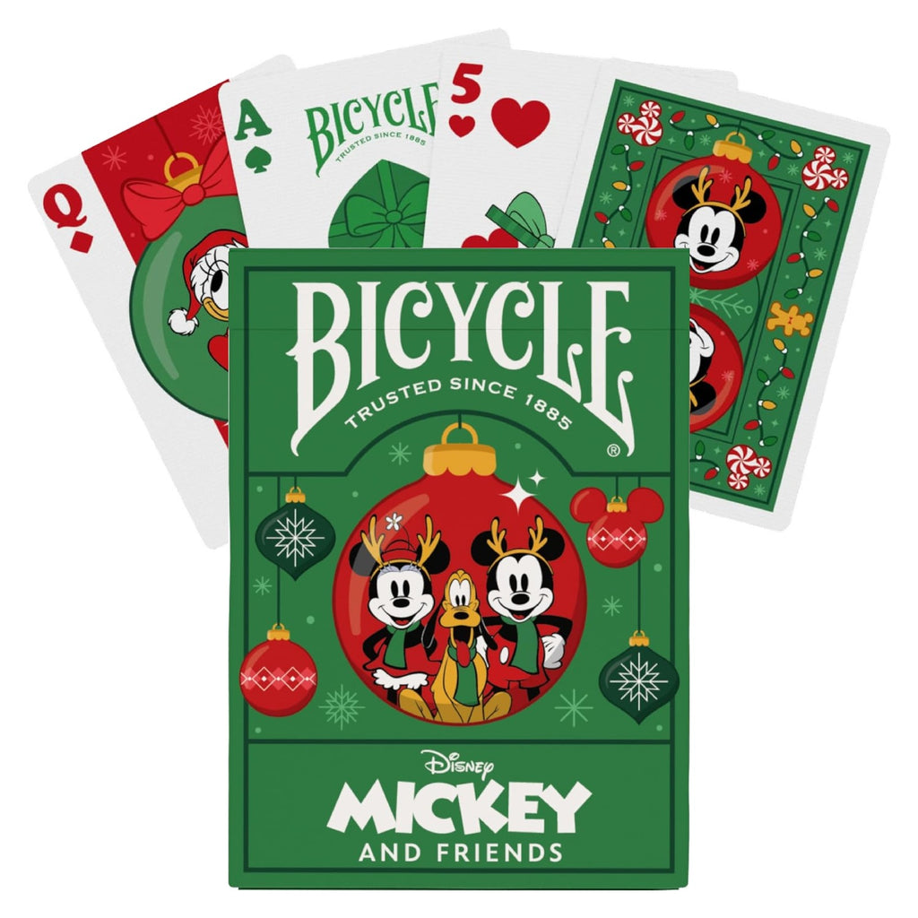 Disney Mickey and Friends Holiday Playing Cards Deck Bicycle