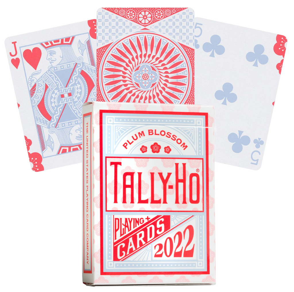 Bicycle Tally-Ho Plum Blossom Playing Cards Bicycle