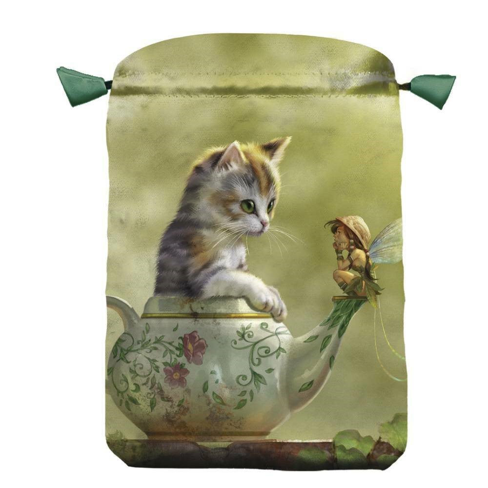 Fantasy Cats Satin Bag for Cards Lo Scarabeo Lo Scarabeo