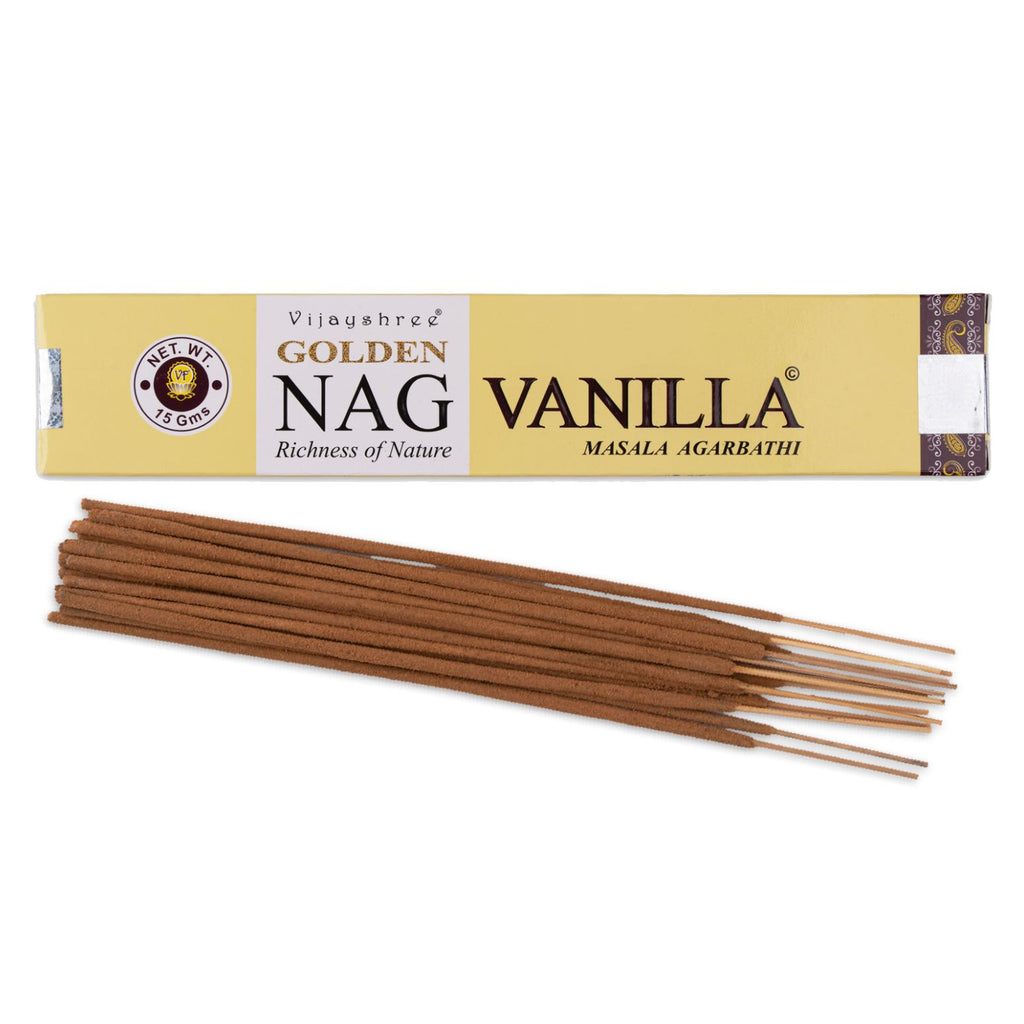 Golden Nag - Vanilla Incense Vijayshree Vijayshree