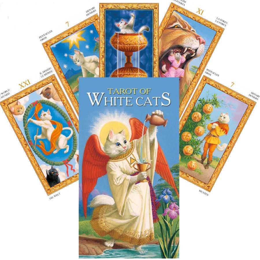 Tarot Of White Cats cards deck Lo Scarabeo Lo Scarabeo