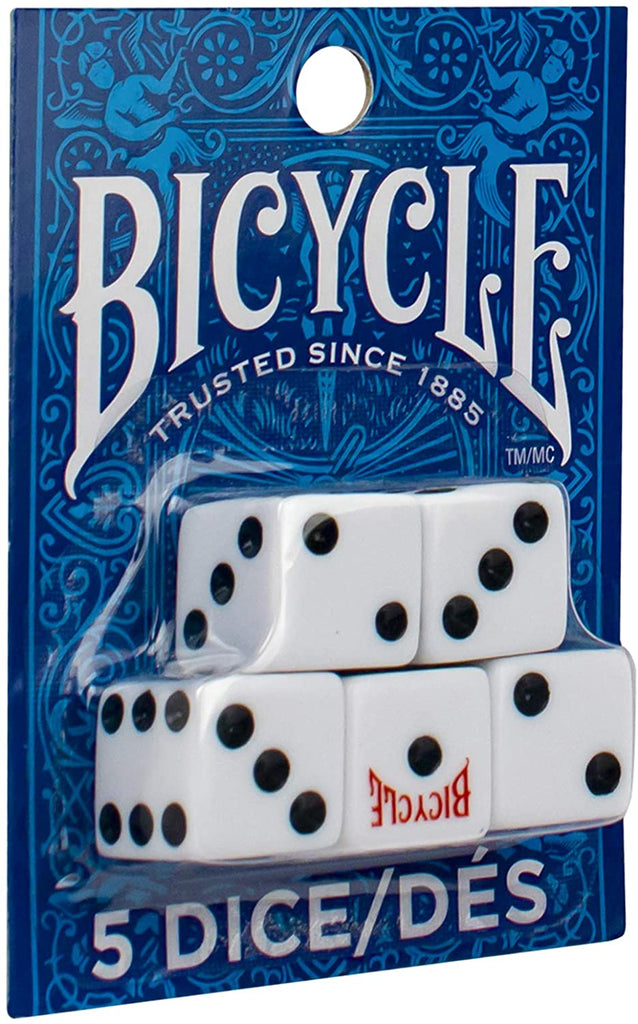 5 Dice Set Bicycle Bicycle